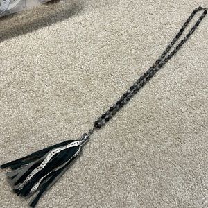 Beautiful bead/tassel necklace